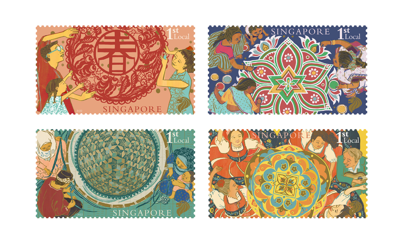 Festival stamps