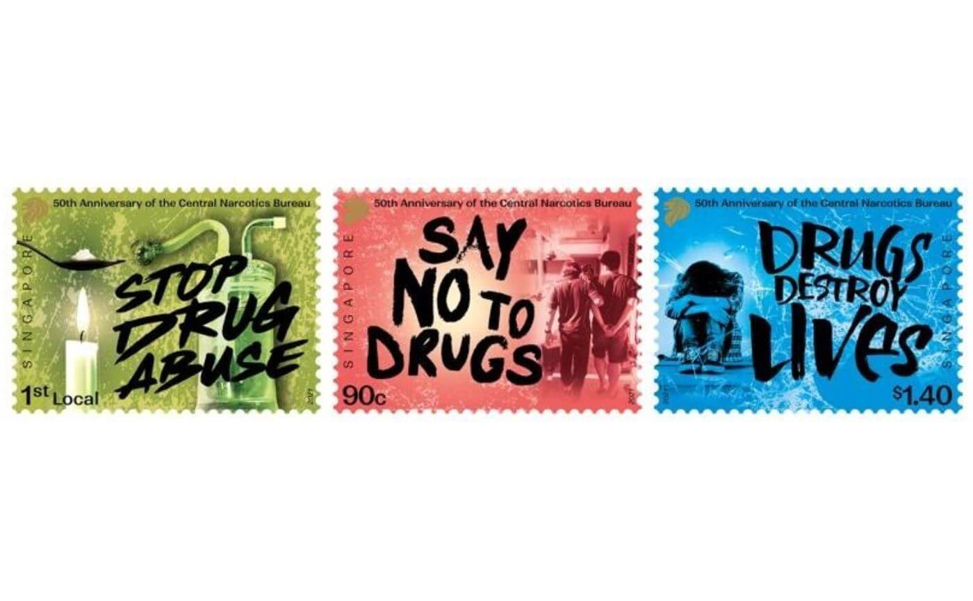 fight against drugs stamps