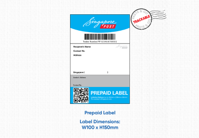 Tracked Letterbox Prepaid Label