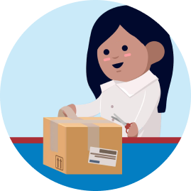 Pack and label your item