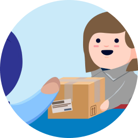 Drop off your parcel