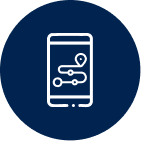 Track your delivery via our mobile app or website