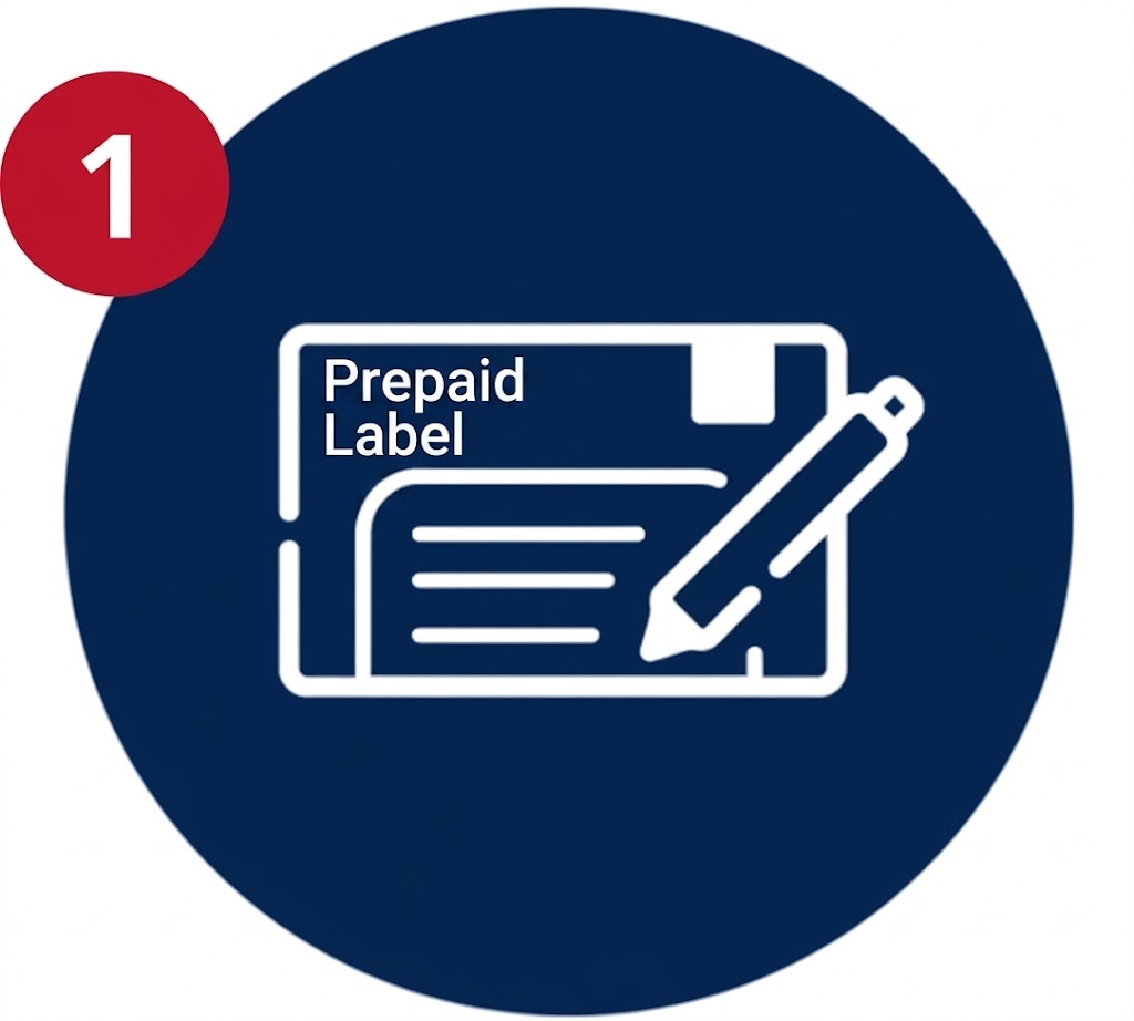 Prepaid Label Step 1