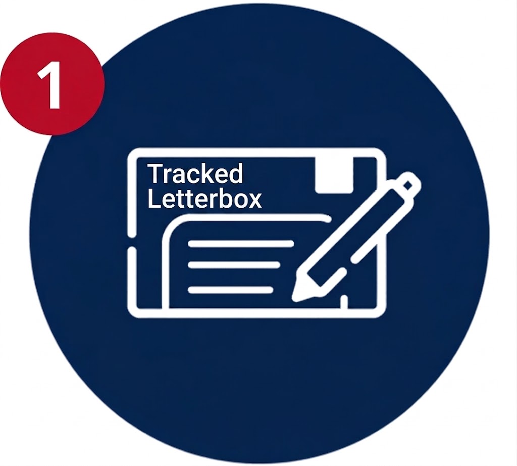 Tracked Letterbox Step 1