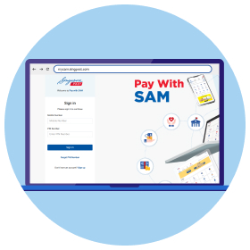 Pay GST - 01 Pay with SAM 