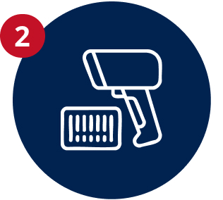 Step 2 Scan your barcode