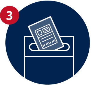 Step 3 Drop your parcel