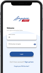 Launch the app and signup for an account