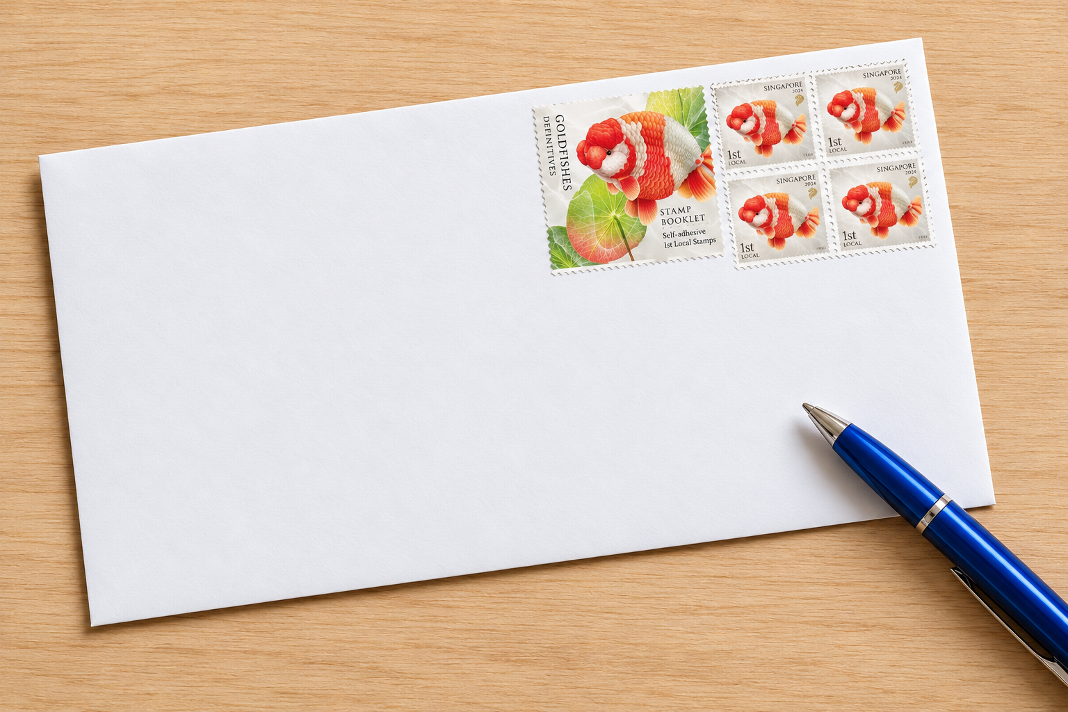 Envelope and Stamp