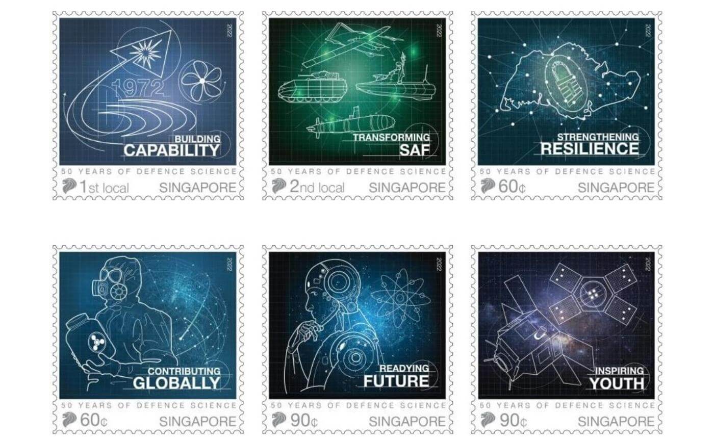 SingPost issues stamps to commemorate 50th anniversary of DSO National Laboratories