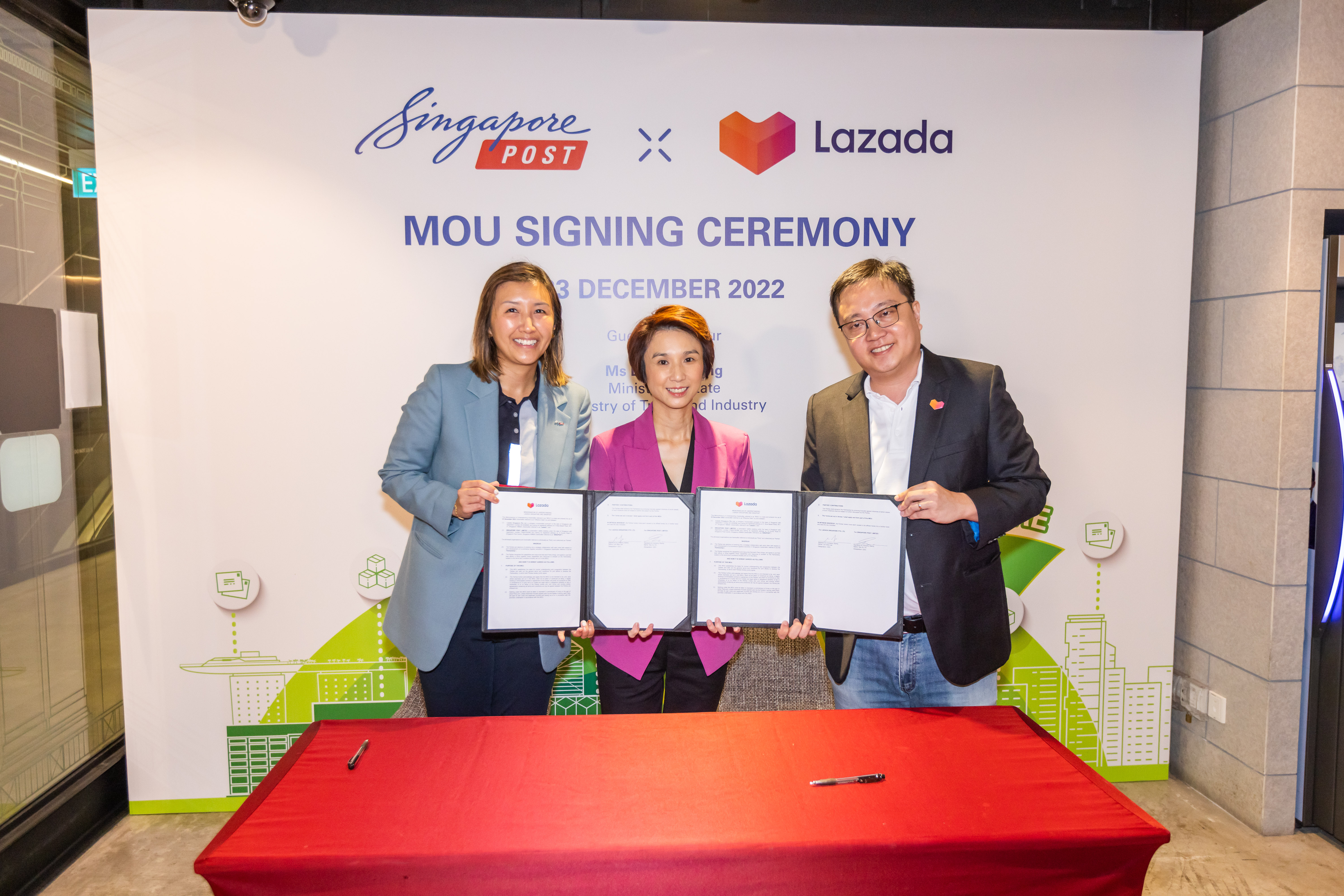 SingPost and Lazada Ink MOU to Boost Adoption of Carbon Efficient eCommerce Deliveries