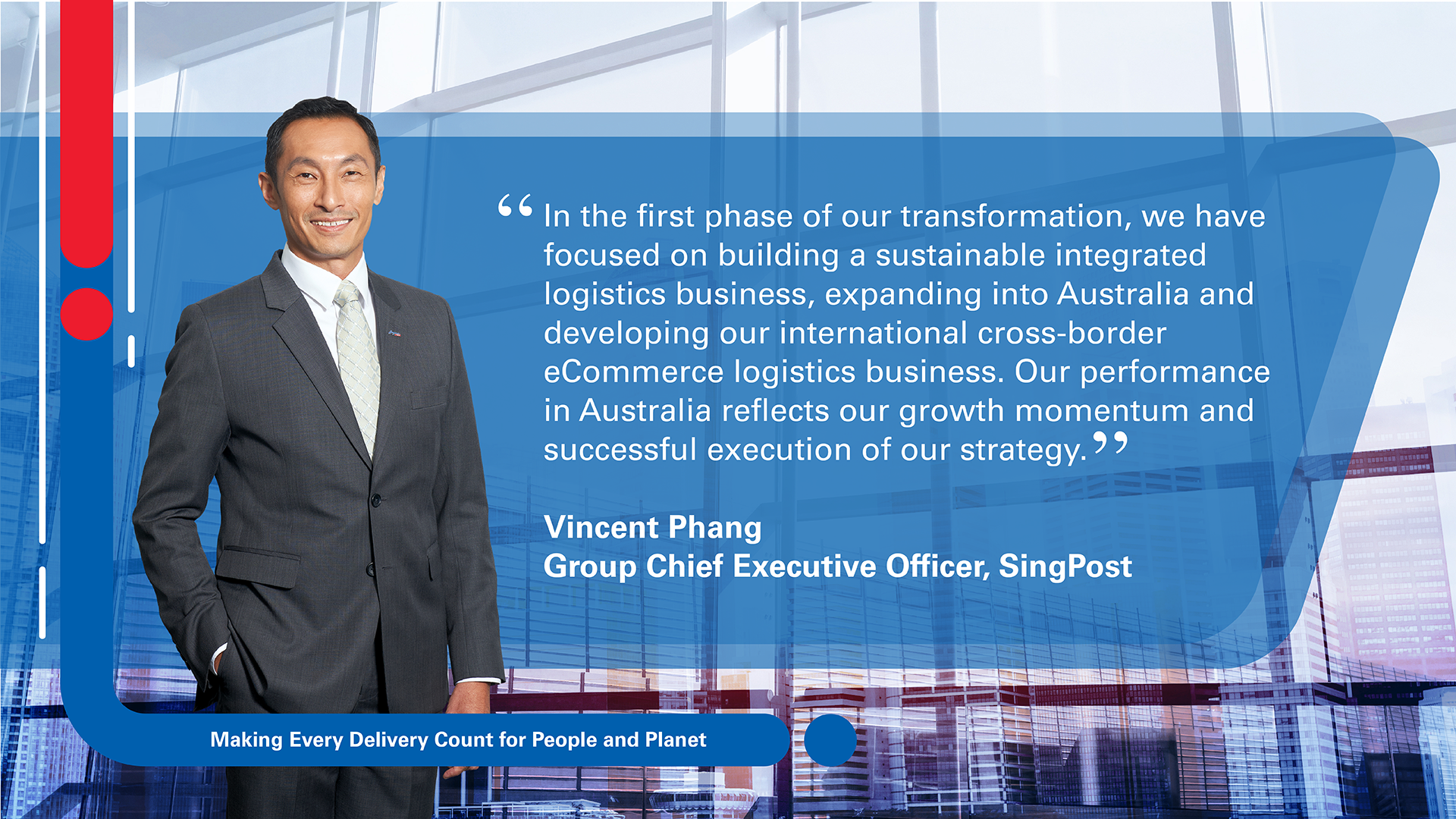 SingPost achieved record full year revenue of S$1.9 billion with 86% of Group revenue generated internationally