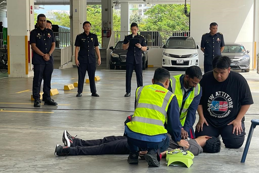 LAUNCH OF THE SCDF–SINGPOST AED-ON-WHEELS PROGRAMME