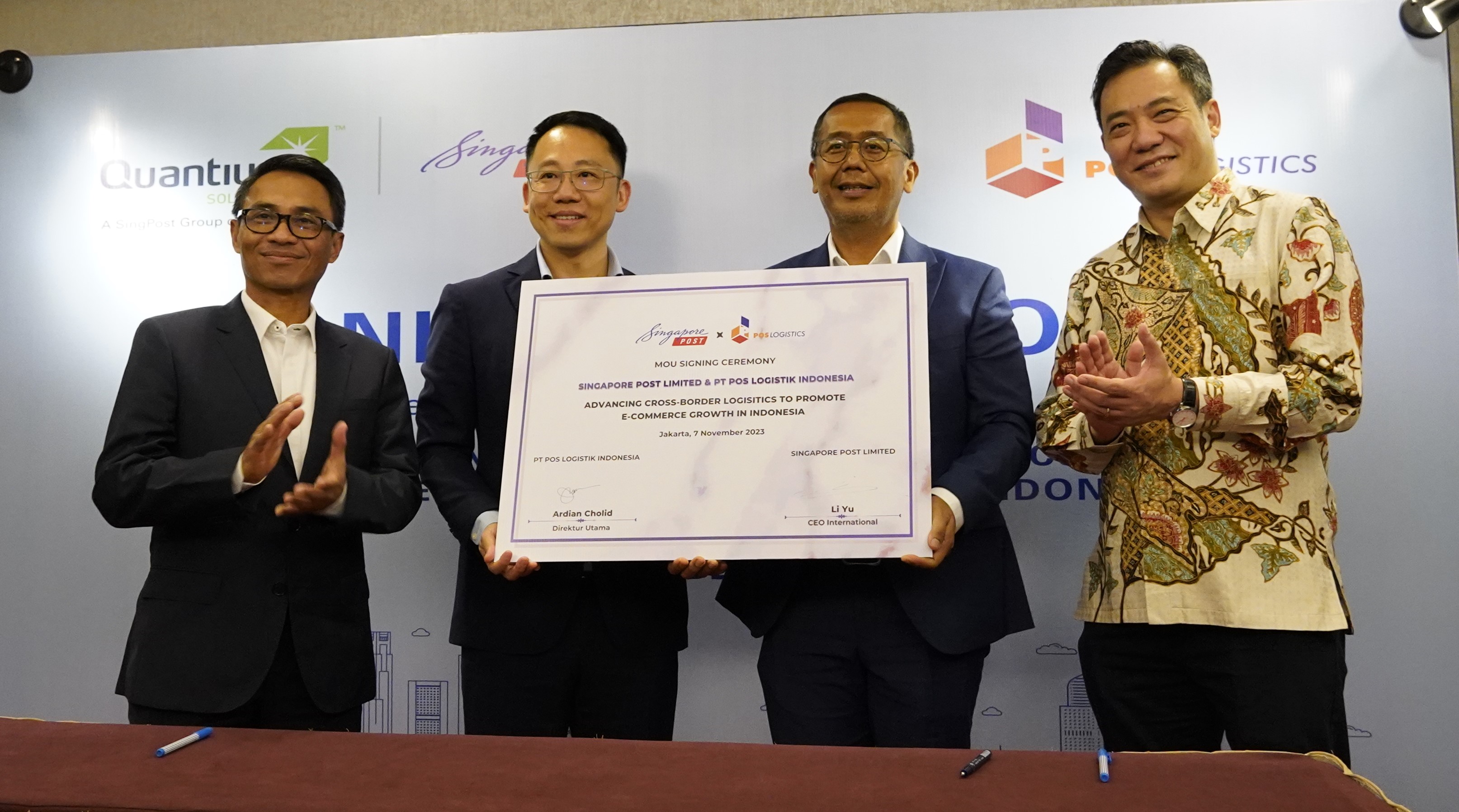 SingPost Partners Pos Logistics to Further Growth  of eCommerce Exports in Indonesia