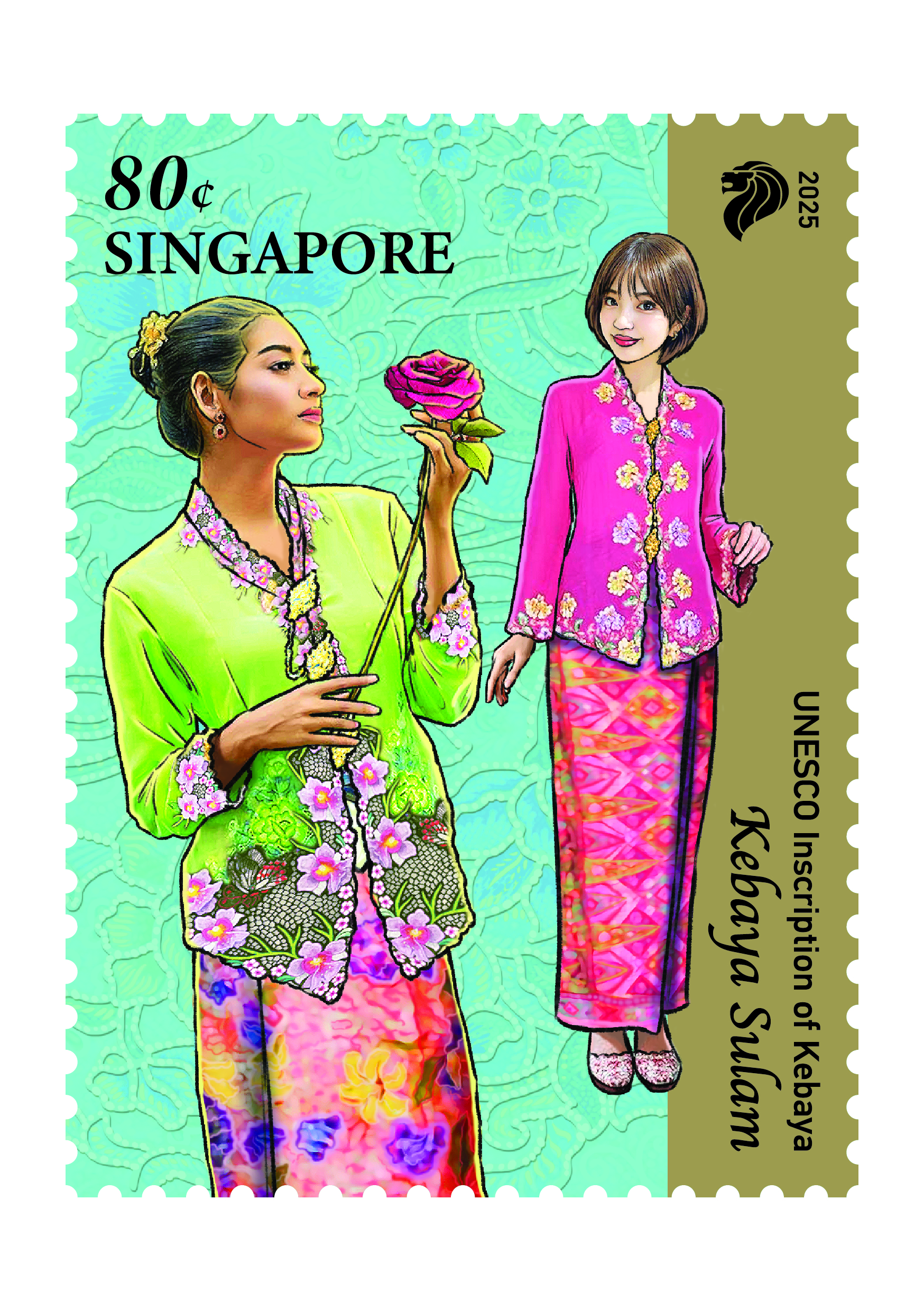 Stamps (80 cents respectively for each design)